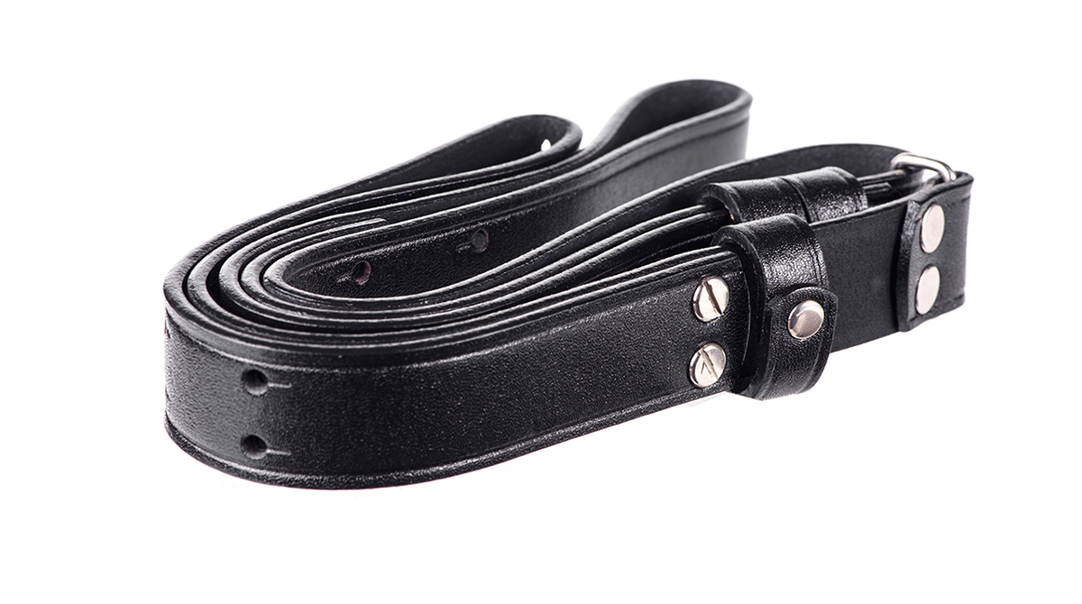 leather gun strap